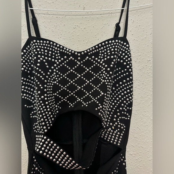 BANJUL Women's Black Sequined Spaghetti Strap Jumpsuit - Picture 8 of 15